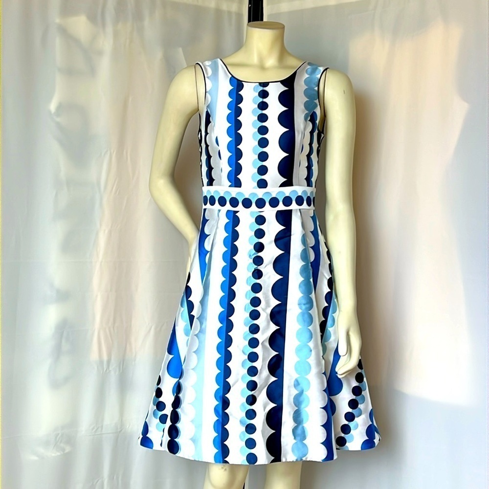 Pink Tartan Fit And Flair Cocktail Dress